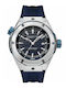 Ruscello Men's Watch 44mm Battery with Blue Rubber Strap