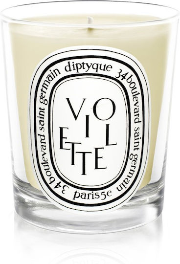 Diptyque Scented Candle Jar with Scent Violette Ecru 190gr 1pcs