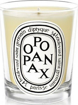 Diptyque Scented Candle Jar with Scent Opopanax White 190gr 1pcs