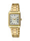 Casio Uhr mit Gold Metallarmband LTP-V007G-9B