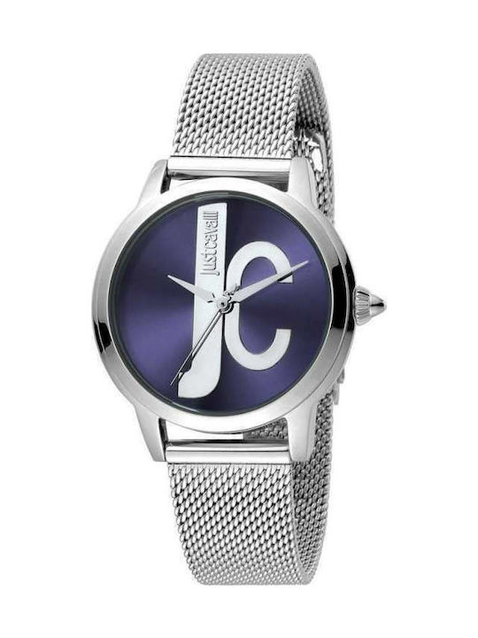 Just Cavalli Watch with Metal Bracelet Silver JC1L050M0075