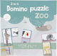 Little Dutch Domino Puzzle Zoo Εκπαιδευτικό Παιχνίδι Γνώσεων από Ξύλο για 3+ Ετών