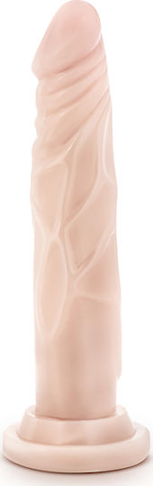 Dr. Skin Basic Glass Dildo With Suction Cup Beige 19cm