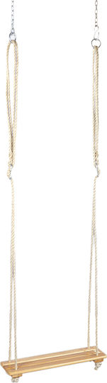 Emwe Hanging Wooden Kids Swing 13x170cm for 3+ Years