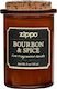 Zippo Aromatisches Soja-Kerze im Gefäß mit Bourbon & Gewürz Parfüm 141gr