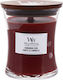 WoodWick Scented Candle Jar with Scent Cinnamon Chai Burgundy 275gr 1pcs