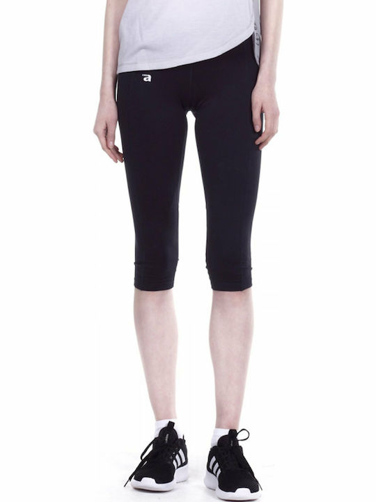 Body Action Women's Capri Training Legging Black