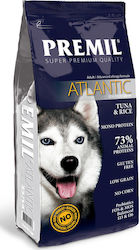 Premil Super Premium Atlantic 3kg Dry Food Gluten-Free for Adult Dogs with Tuna