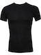 6/521 Men's Short Sleeve Undershirt Black