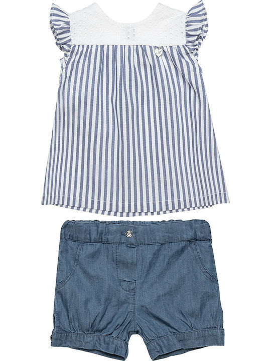 Alouette Kinder Set mit Shorts Sommer 2Stück Blau