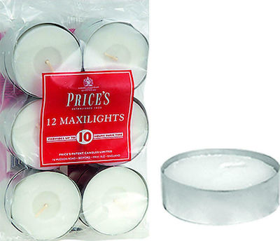 HOMie Tealights White (up to 10hrs Duration) 12pcs