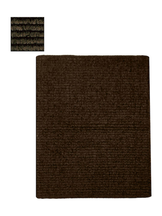 Covoraș de Baie Bumbac Chenille Maro 50x60buc