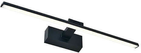 Viokef Jasper Modern Lamp Bathroom with Integrated LED and Warm White Light Black 59.5x6cm