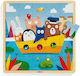 Wooden Kids Puzzle In the Boat for 3++ Years 25pcs Djeco