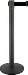 Next Systems Safety Barrier Post Black with Strap 2mx91cm BBL-200