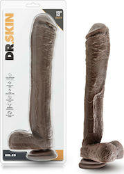 Dr. Skin Mr. Ed Glass Dildo with Balls and Suct...