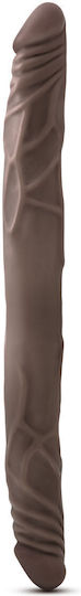 Dr. Skin Διπλό Dildo Chocolate 36cm