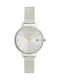 Olivia Burton Sunray Watch with Silver Metal Bracelet