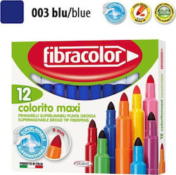 Fibracolor Colorito Maxi Μπλε Μαρκαδόροι Ζωγραφ...