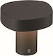 Viokef Onda Outdoor Small Post LED Floor Lamp 7W With Warm White Light IP54 Black