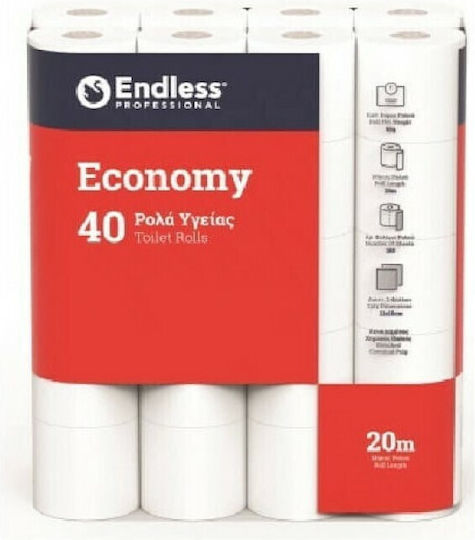 Endless Economy Toilet Paper 2-Ply 40 Rolls (67gr/Roll) 1100114004
