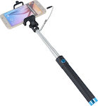 Forever JMP-100 Selfie Stick με Καλώδιο 3.5mm Μπλε