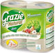 Grazie Natural Toilet Paper 4 Rolls 3 Ply