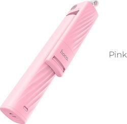 Hoco Selfie Stick with 3.5mm Cable K7 Dainty Pink