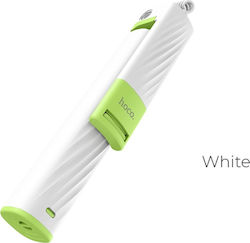 Hoco K7 Dainty Selfie Stick with 3.5mm Cable White