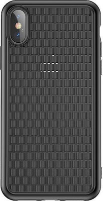 Baseus BV Weaving Silicone Back Cover Black (iPhone XS Max)