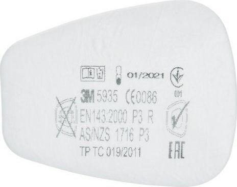 3M Particle Filters P3R Mask Prefilter 5935