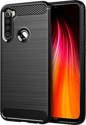 Forcell Carbon Back Cover Μαύρο (Redmi Note 8)