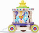 Melissa & Doug Pull-Along Toy First Spinning Carousel Pull Toy with Removable Play Pieces made of Wood for 18++ Months