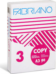 Fabriano Copy 3 Hârtie de Imprimare A3 80gr/m² 1x500 foi 40029742