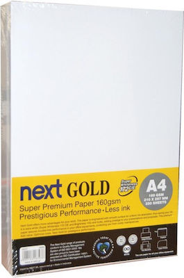 Next Gold Druckpapier A4 160gr/m² 1x250 Blätter Weiß 18393------3