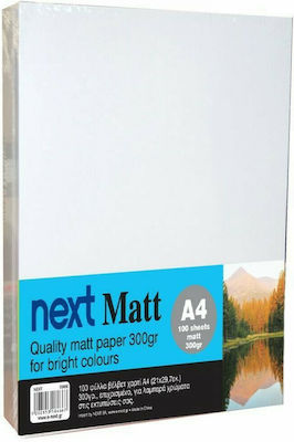 Next Matt Hârtie de Imprimare A4 300gr/m² 1x100 foi 18466------3