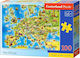 Kids Puzzle Map of Europe for 6++ Years 100pcs Castorland