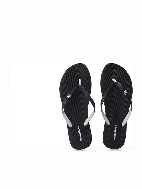 Body Action Women's Flip Flops Black