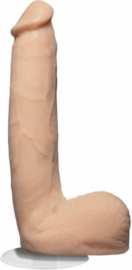 Doc Johnson Signature Cocks Pierce Paris Ultraskyn with Removable Vac-U-Lock Ρεαλιστικό Dildo με Όρχεις και Βεντούζα Vanilla 23cm