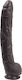 Doc Johnson Dick Rambone Dildo realist cu Testicule și Ventuză Negru 43cm