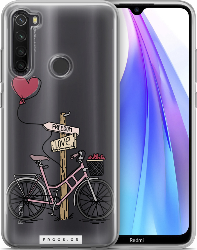 Θήκη Xiaomi Redmi Note Clear TPU Love Bike Skroutz gr