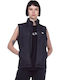 Body Action Women's Short Sports Jacket for Spring or Autumn Black