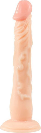 You2Toys European Lover Thin Realistic Silicone Dildo with Suction Cup Flesh 18cm