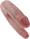 King Cock Small Double Trouble Διπλό Dildo Light 13cm