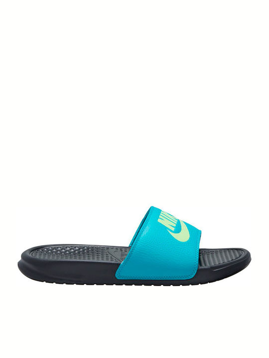 Nike Benassi Just Do It Slides σε Τιρκουάζ Χρώμα