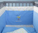 Zouzounia Bee Crib Bumpers Classic Inside Blue ...