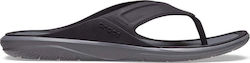 Crocs Swiftwater Wave Flip Flops σε Μαύρο Χρώμα