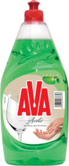 AVA Action Течно за Миене на Съдове с Аромат Apple 1x425мл