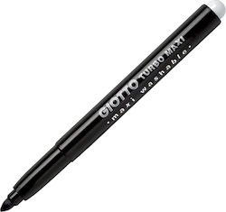 Giotto Turbo Maxi Washable Drawing Marker Thick Black 000456036