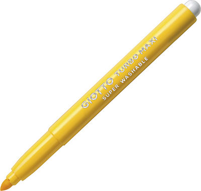 Giotto Turbo Maxi Washable Drawing Marker Thick Yellow 012012135